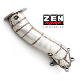 Zen-Rage Valvetronic Exhaust System for Nissan GTR 2007-2018 120mm Tips Titanium 90/90/102mm pipe size