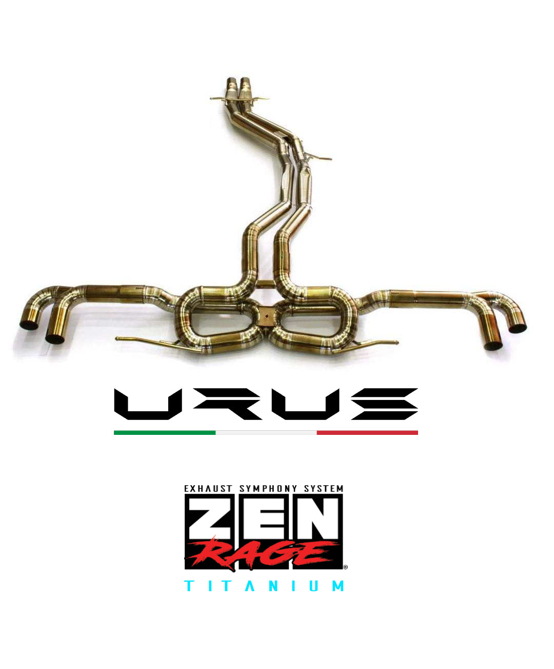 Lamborghini Urus ZEN-Rage high hand Valvetronic exhaust system