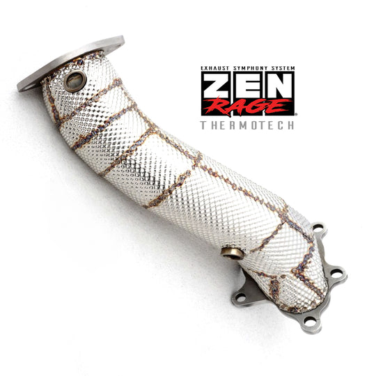 Zen-Rage Valvetronic Exhaust System for Nissan GTR 2007-2018 120mm Tips Titanium 90/90/102mm pipe size