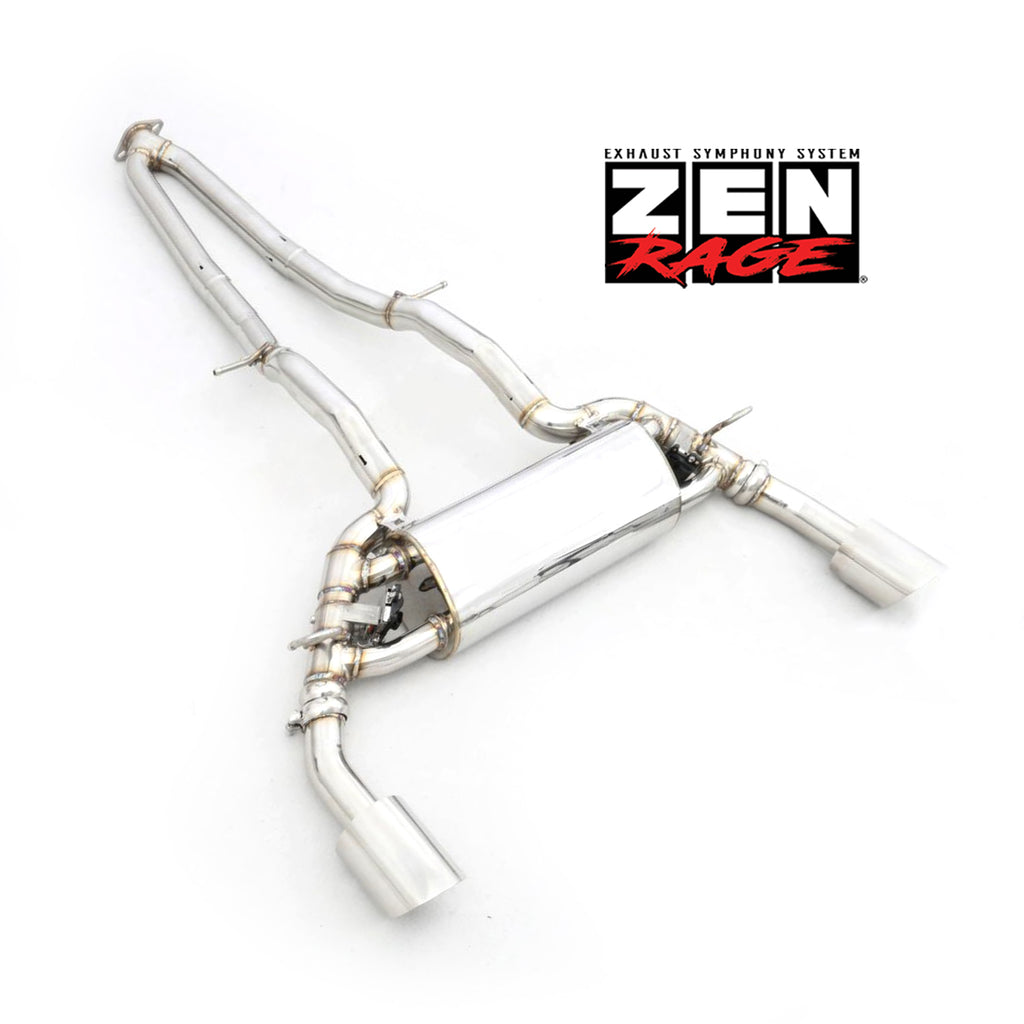 Lexus sc430 ZEN-Rage Custom Luxury Valvetronic exhaust system 4 in