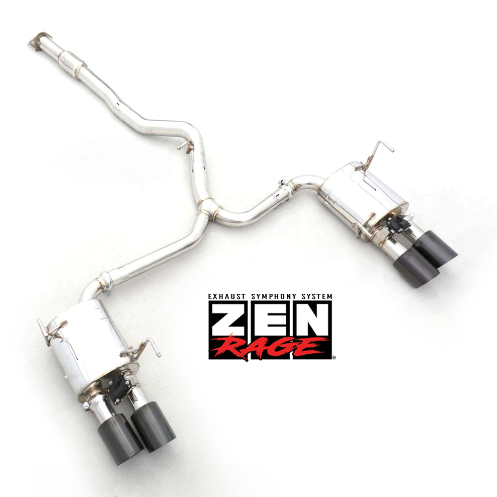 Zen-Rage Valvetronic Exhaust System for Subaru Impreza WRX 2015-2018 STI: XI, Saloon, 2.5T