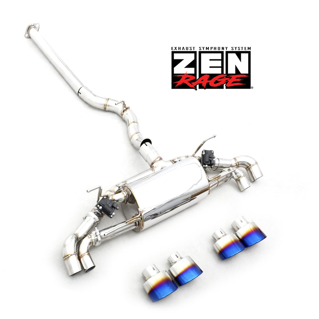 Zen-Rage Valvetronic Exhaust System for Subaru BRZ/ GR86 2022- 2.4NA