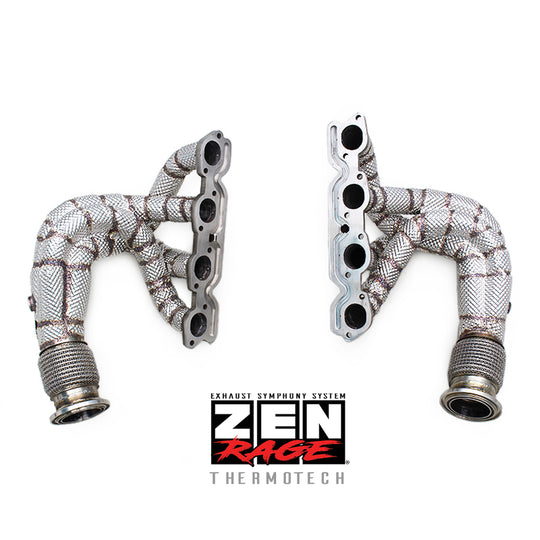 Zen-Rage Valvetronic or Sport Exhaust System for Ferrari 458 Italia 2012-2014 4.5L two middle tips (use original tips)