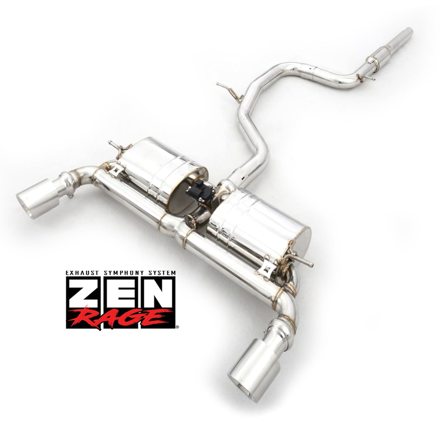 volkswagen golf mk7r_7.5r ZEN-Rage Valvetronic exhaust system Full