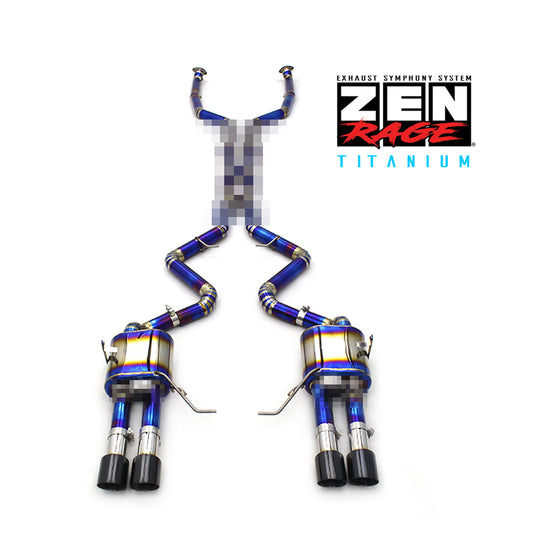 Zen-Rage Valvetronic Exhaust System for Special series  BMW (E90) (E92) (E93) M3 2007-2013 4.0 Full System F1 inspiration