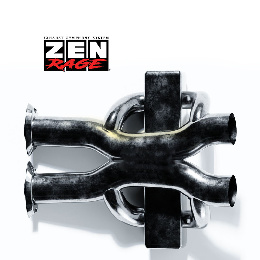 Zen-Rage Custom Valvetronic exhaust Titanium or Stainless for Lamborghini Temerario