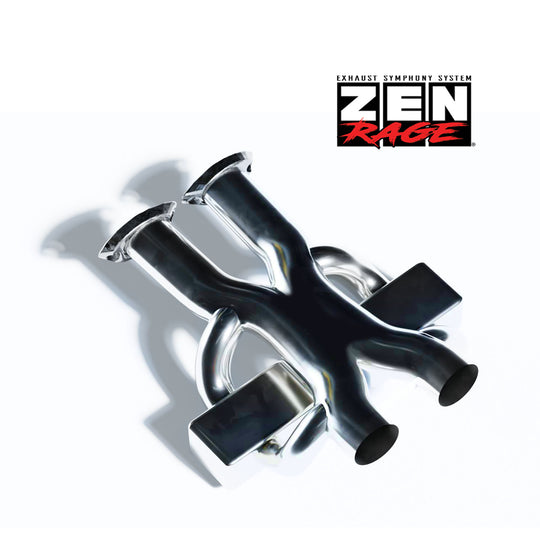 Zen-Rage Custom Valvetronic exhaust Titanium or Stainless for Lamborghini Temerario