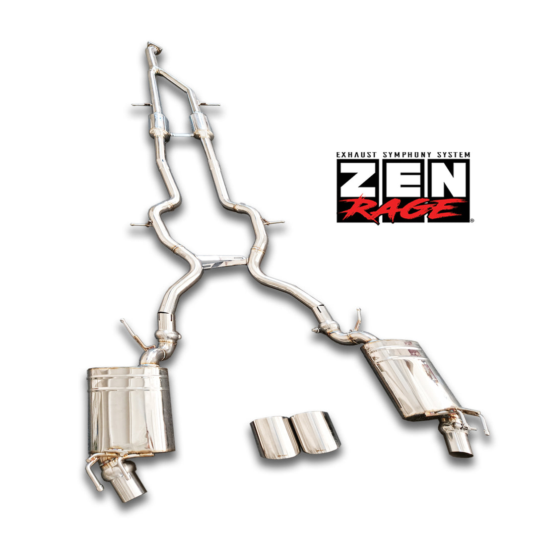 ZEN-Rage catback valvetronic exhaust system STAINLESS for ACURA RDX