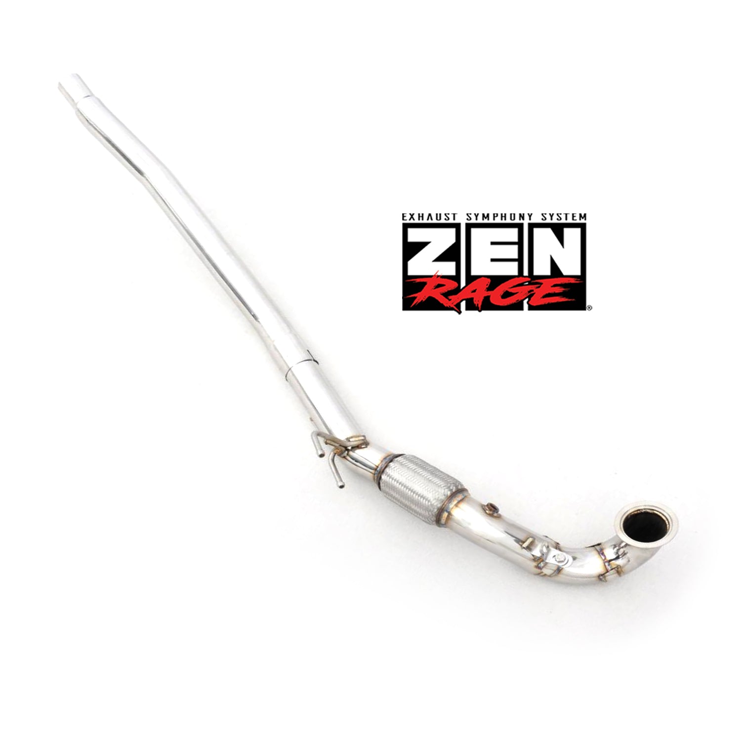 volkswagen golf mk7r_7.5r ZEN-Rage Valvetronic exhaust system Full