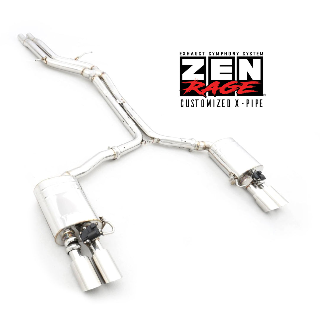 Zen-Rage Valvetronic Exhaust System for Audi S5 B9 2017+ 3.0T