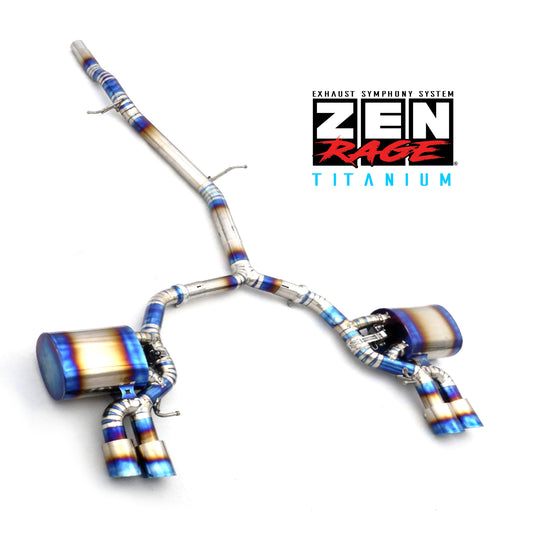 Zen-Rage Valvetronic Exhaust System for Audi A4 B9 2017-2018 1.8T/2.0T, FWD/4WD