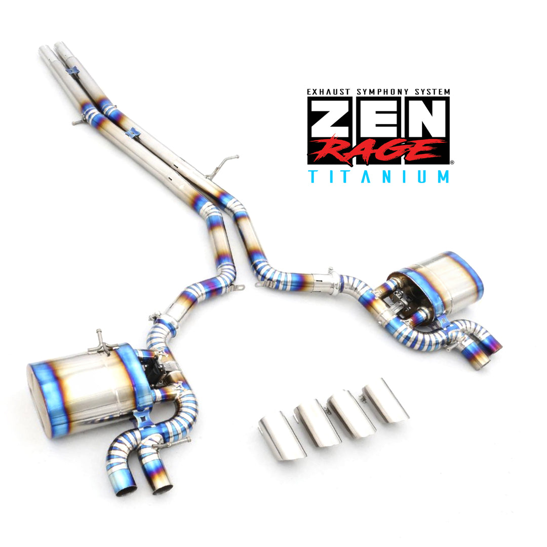 Zen-Rage Valvetronic Exhaust System for Audi S5 B9 2017+ 3.0T