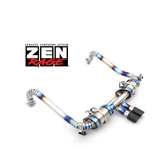 Zen-Rage Valvetronic Exhaust System for Porsche Cayman Boxster 718 GT4/GTS 2018-2022 4.0L
