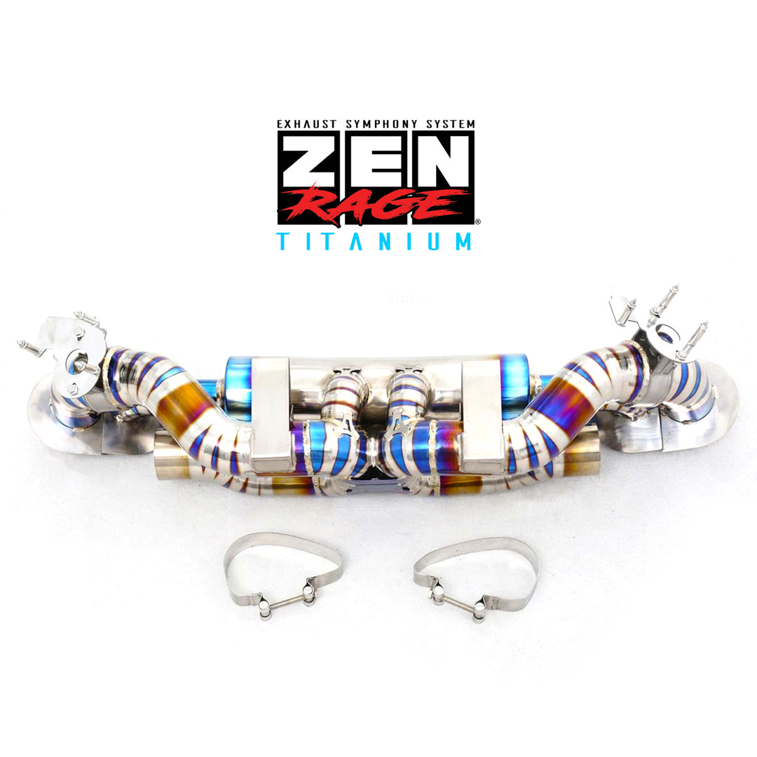 Zen-Rage Valvetronic Exhaust System for Porsche 911 992 Turbo S 2020-2022 3.8T