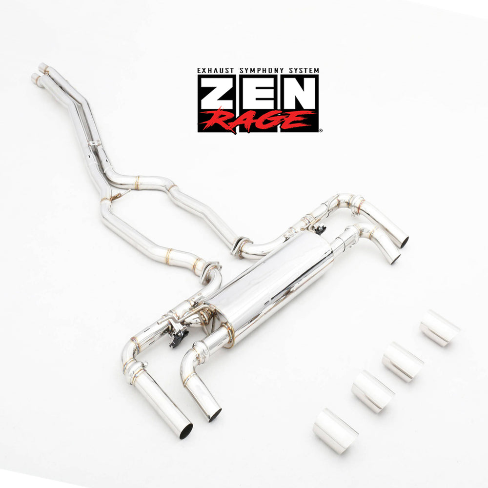 Zen-Rage Valvetronic Exhaust System for Porsche Cayenne 958 2011-2014 3.0T / 4.8 / 4.8T