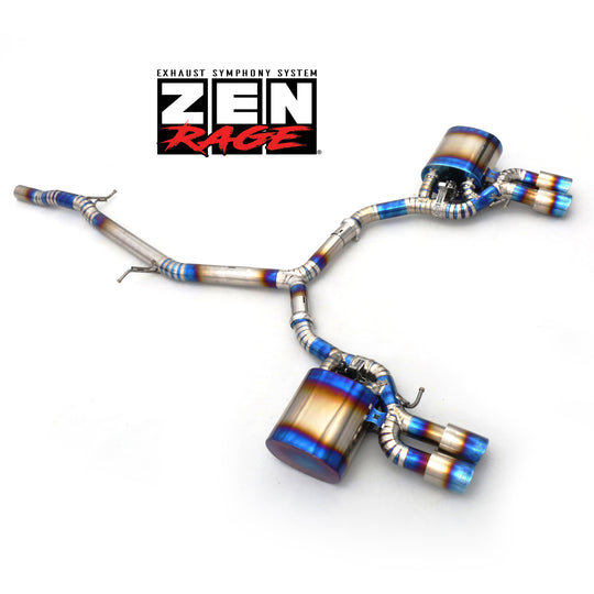 Zen-Rage Valvetronic Exhaust System for Audi A4 B9 FWD/4WD 2017-2018 1.8T/2.0T
