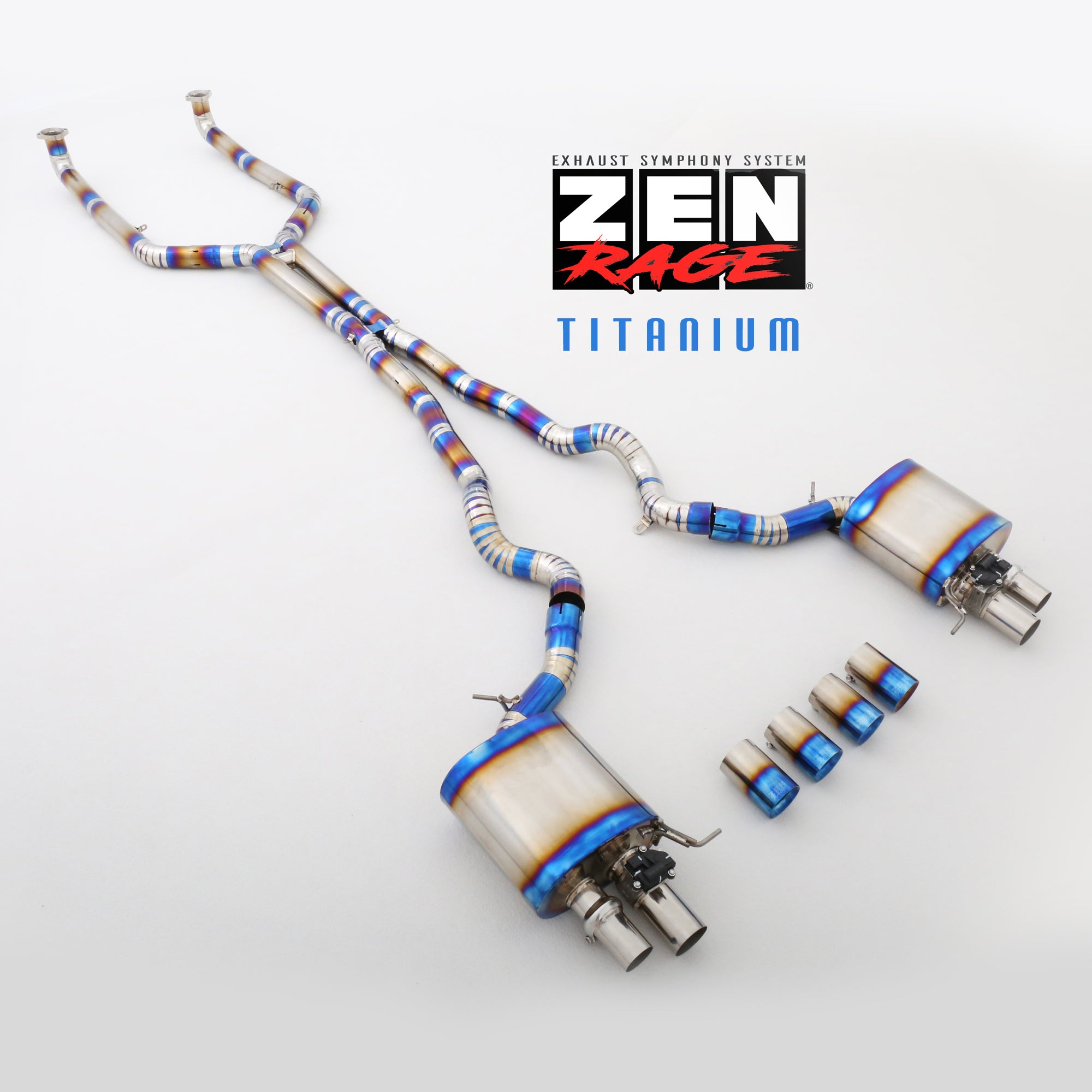 BMW F1x M5 M6 ZEN-Rage exhaust Titanium 