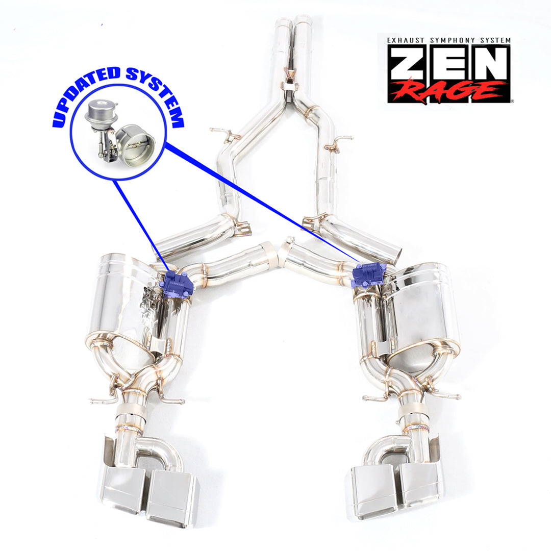 Zen-Rage Valvetronic or Sport Exhaust System for Mercedes Benz (C218) CLS63 AMG 2014-2017 5.5l